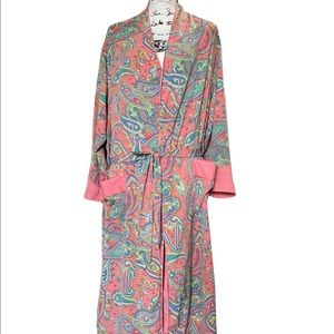 Vintage Victoria secrets pink kimono 80s